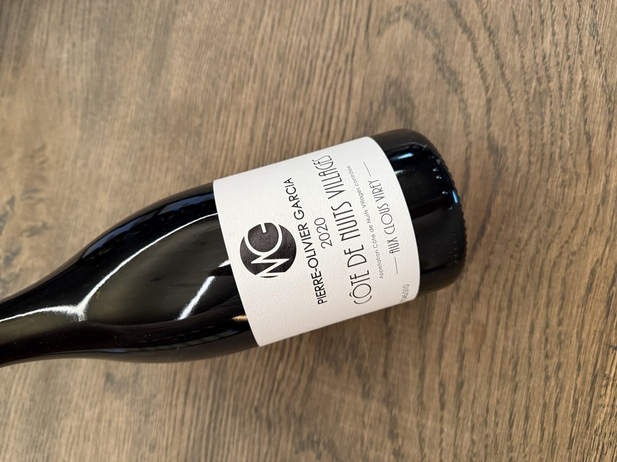 MORON GARCIA COTE DE NUITS AUX CLOUS VIREY 2020 vol.13.0